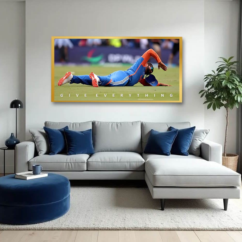 Rohit Sharma Canvas Wall Art For Living Room