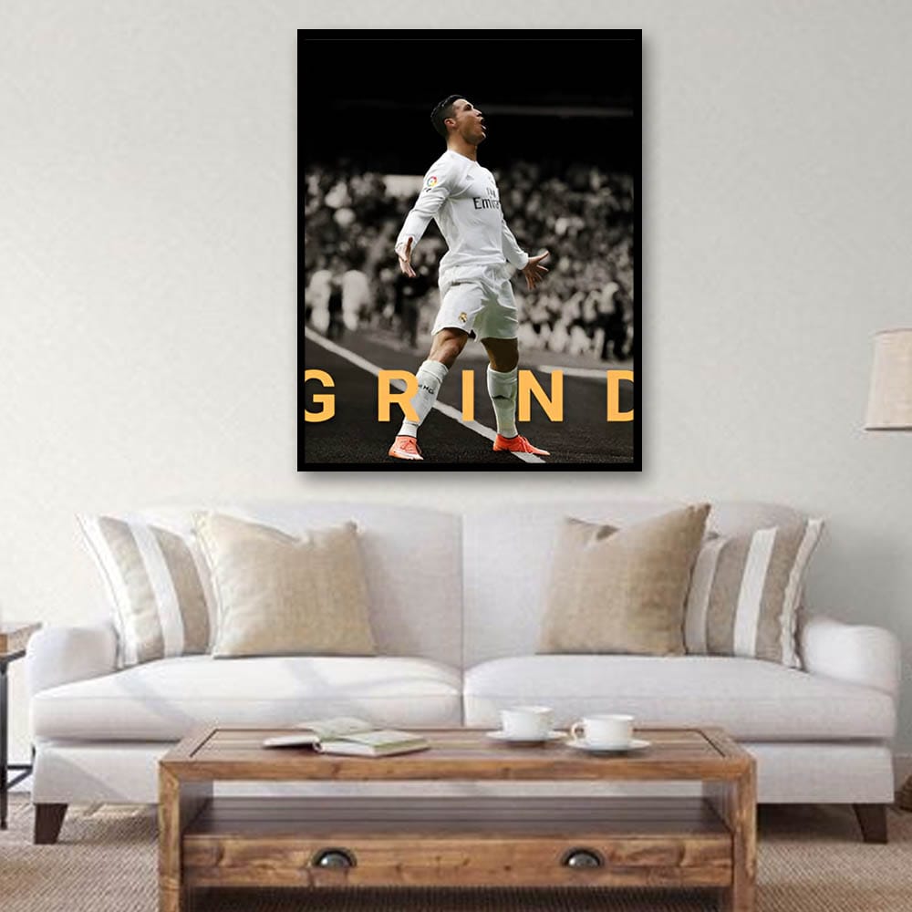 Ronaldo Canvas Wall Painting For Sports Room