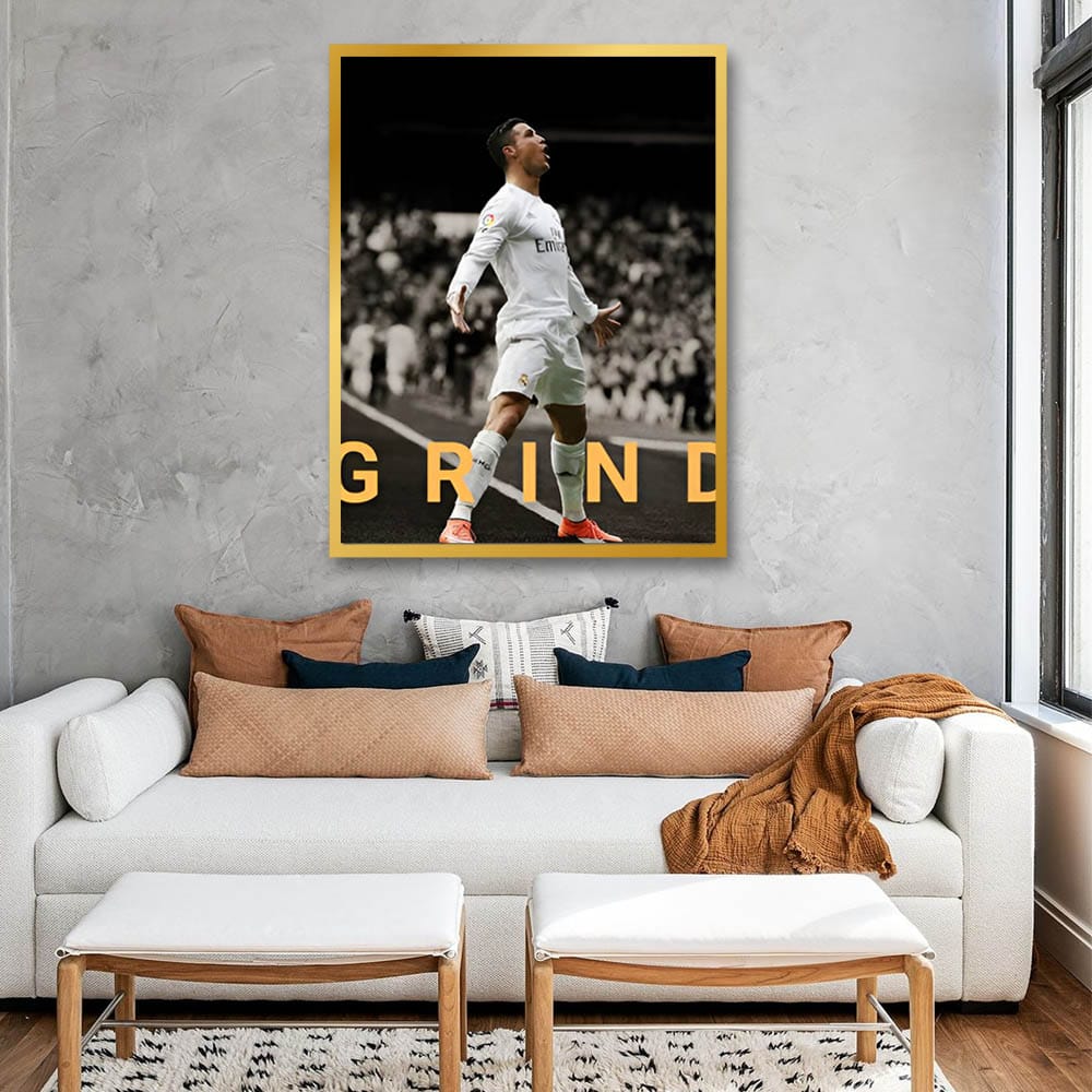 Ronaldo Canvas Wall Painting For Sports Room