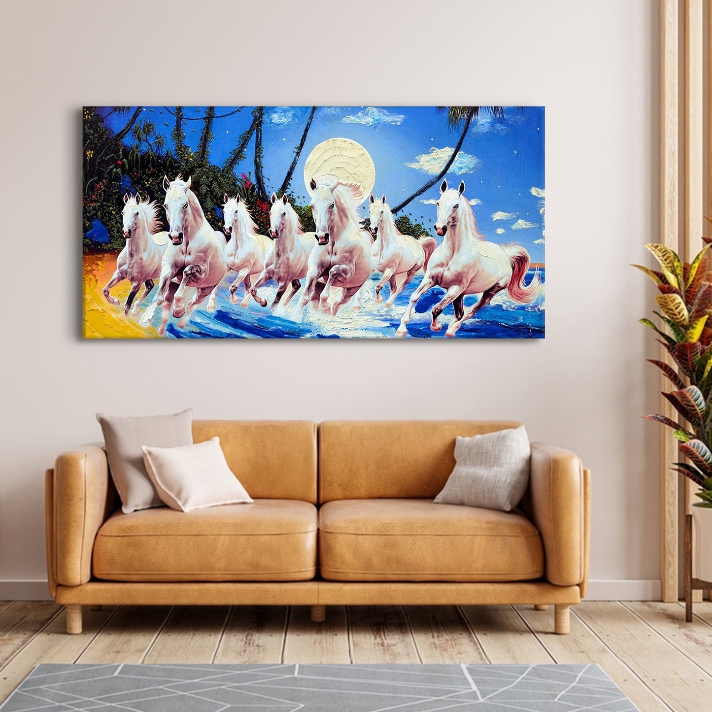 Running Horses Canvas Wall Art Paintings