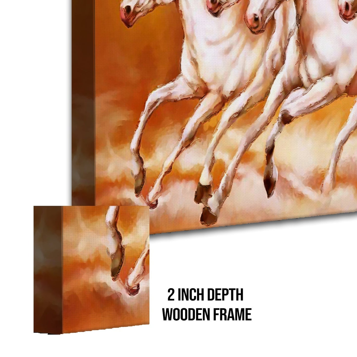7 Horse Canvas Wall Art Paintings