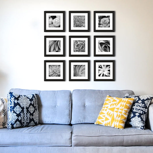 Square Wooden Photo Canvas Wall Art Painting