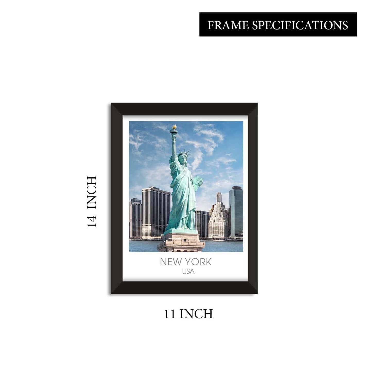 Travel Theme Wall Decor Framed Paintings for Living Room and Office wall Decoration.