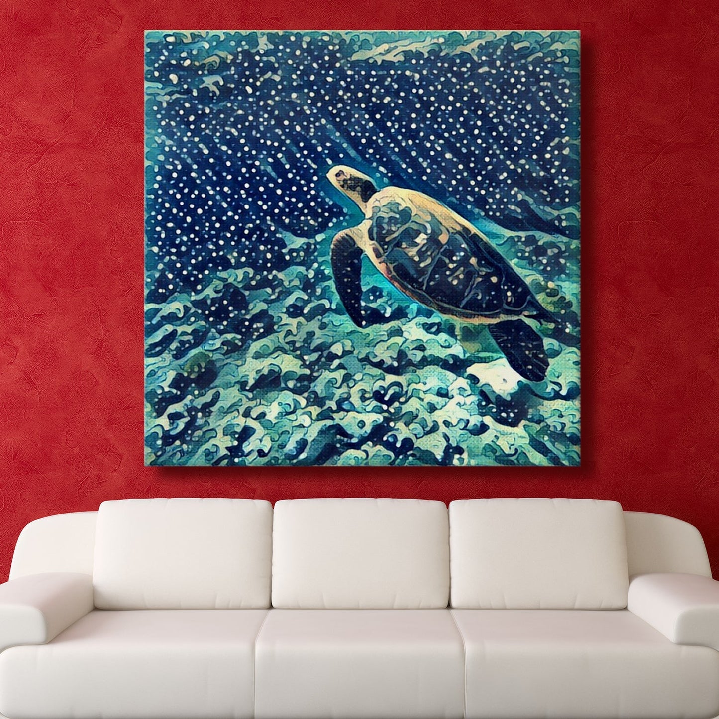 Turtle Vastu Canvas Wall ArtPainting