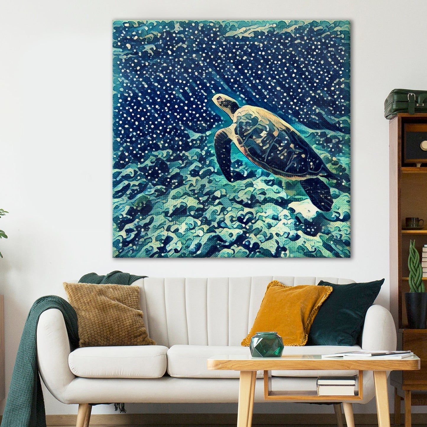 Turtle Vastu Canvas Wall ArtPainting