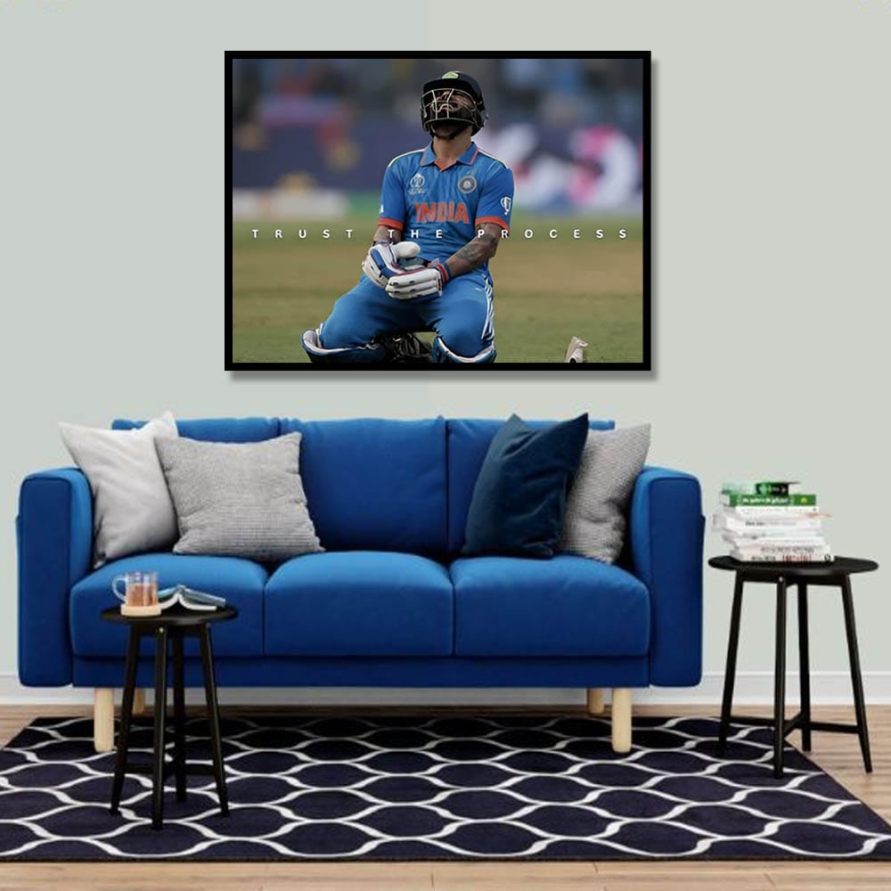 Virat Kohli Canvas Wall Art for Drawing Room