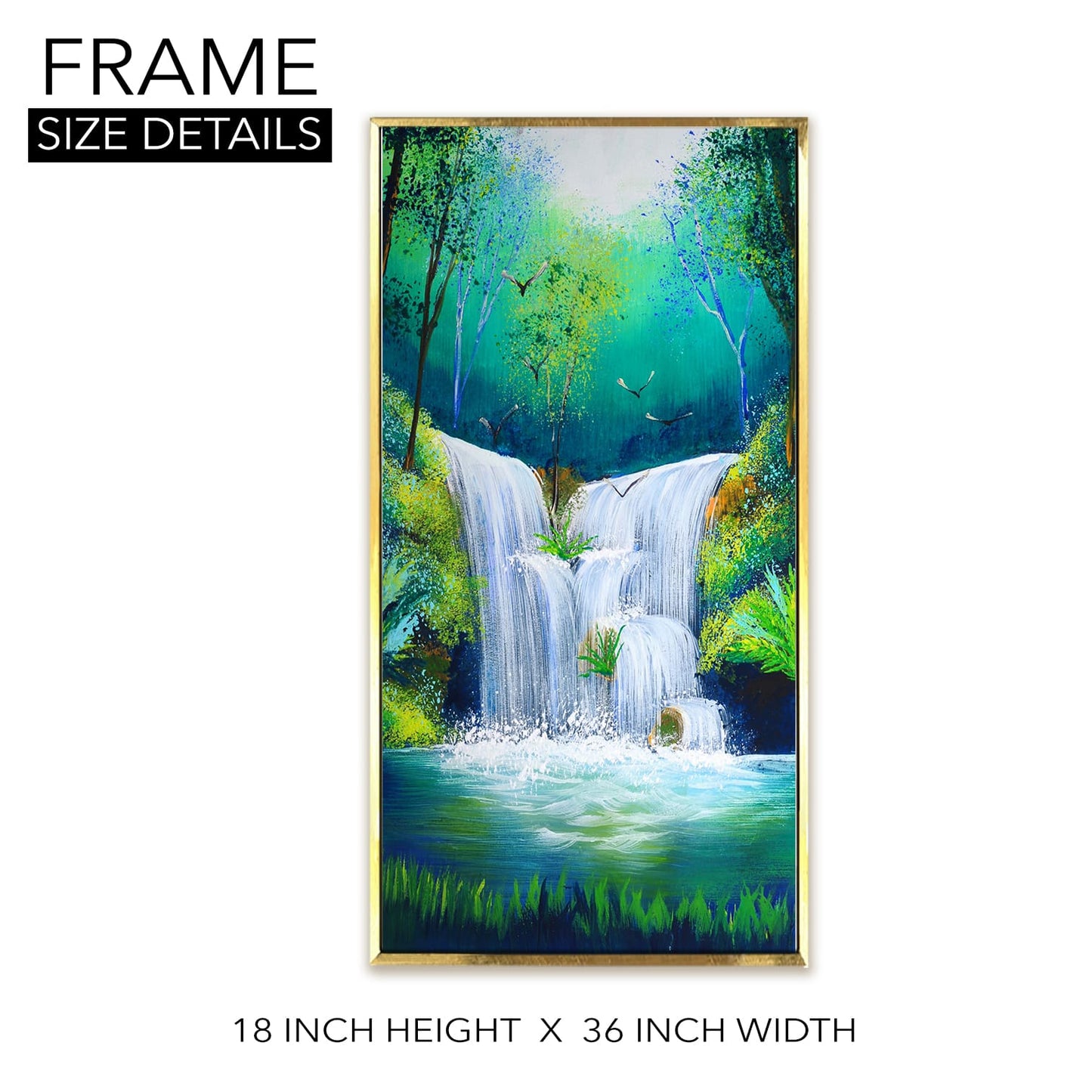 Waterfall Canvas Wall Art Paintings