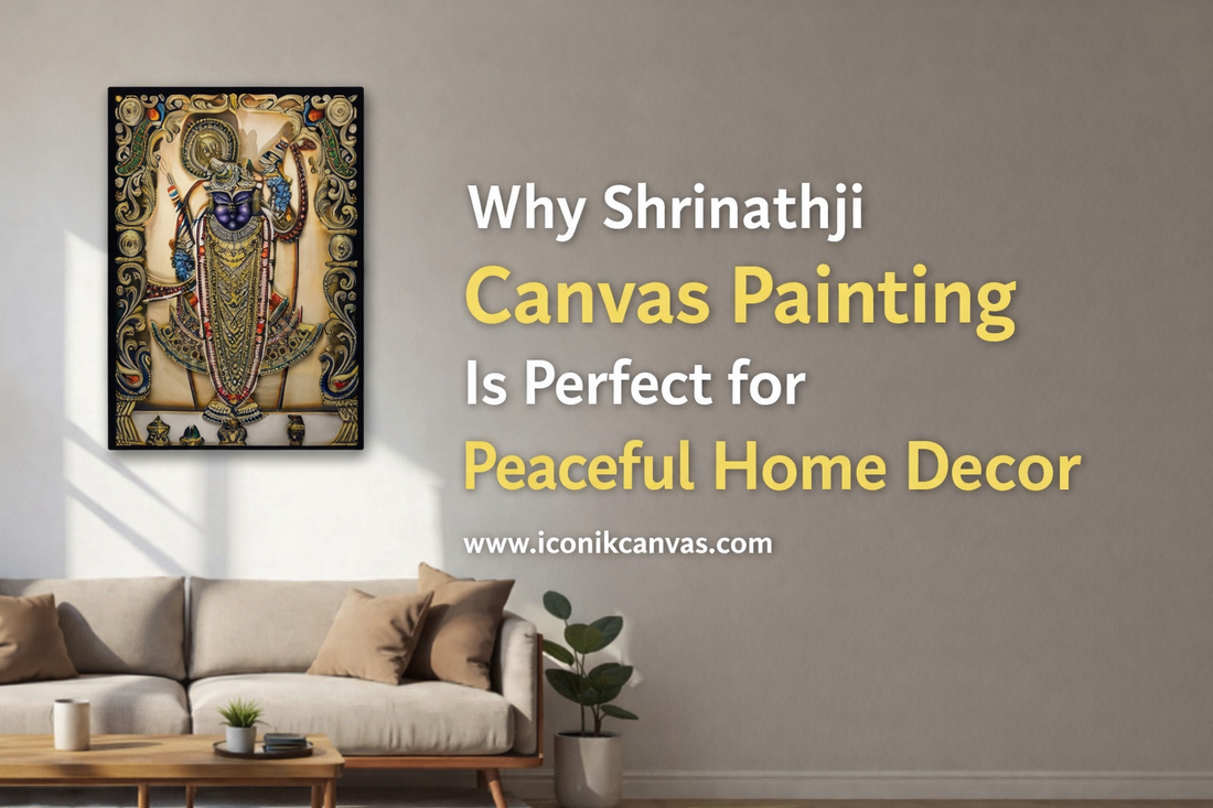 Why Shrinathji Canvas Painting Is Perfect for Peaceful Home Decor