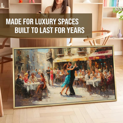 Vintage Couple Dancing Canvas Wall Painting 