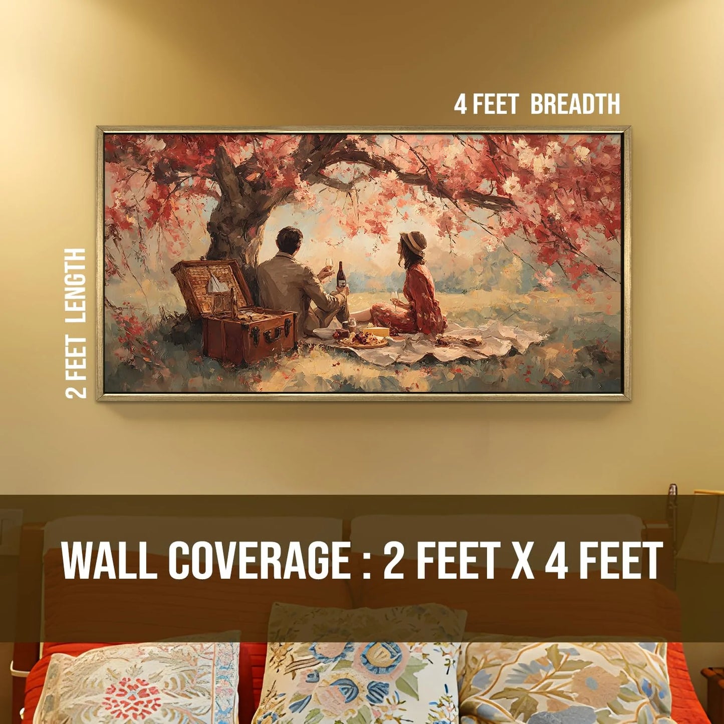 Vintage Florence Canvas Wall Art For Hotel And Restaurant