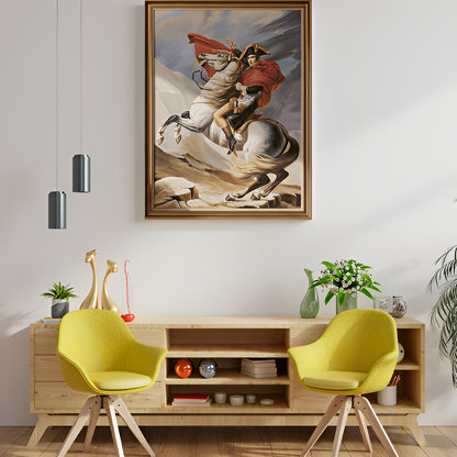 Napoleon on Horseback Painting Classic Wall Art