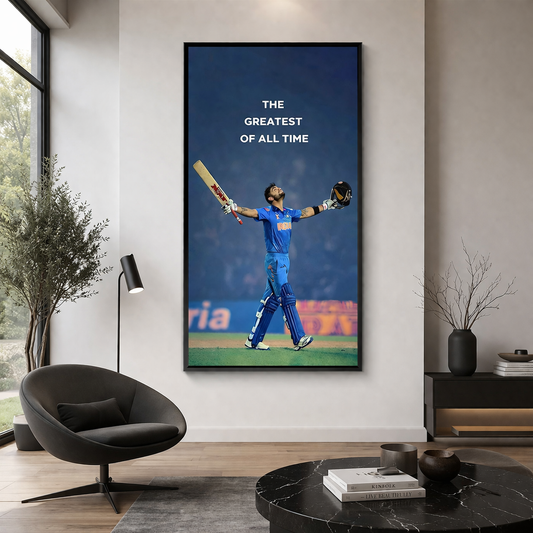 Virat Kohli Canvas Wall Art for Stylish Sports Home Décor