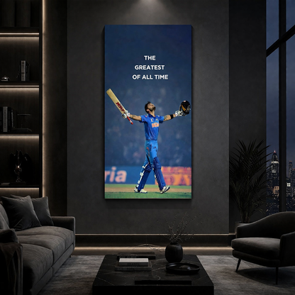 Virat Kohli Canvas Wall Art for Stylish Sports Home Décor