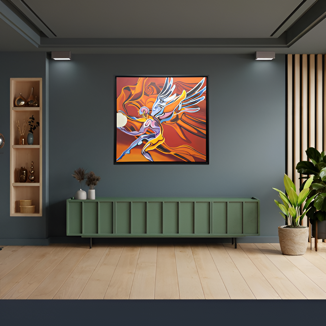 Celestial Energy Hand Painting Wall Art for Home Decor