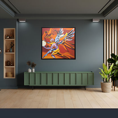 Celestial Energy Hand Painting Wall Art for Home Decor