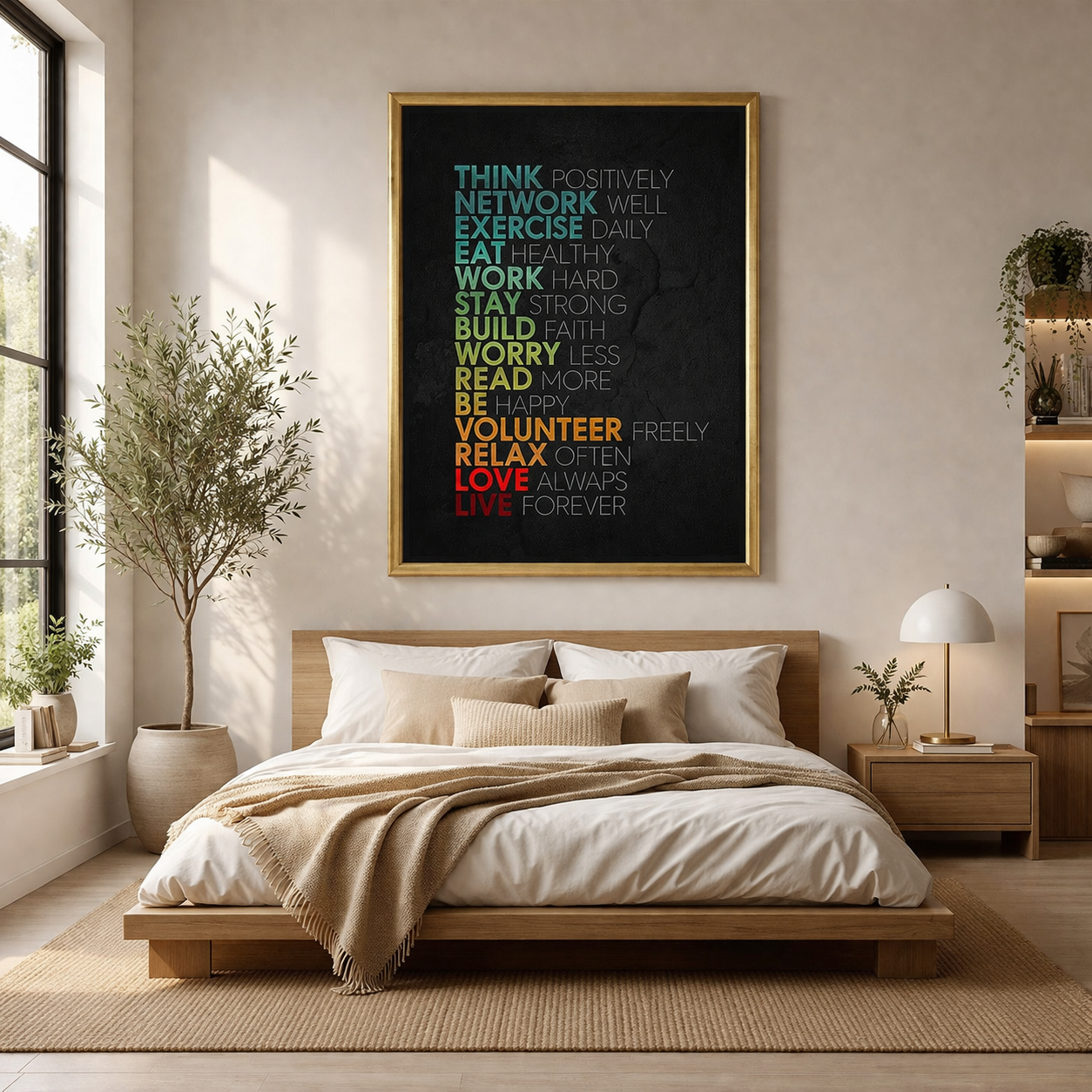 Motivational Quote Canvas Wall Art
