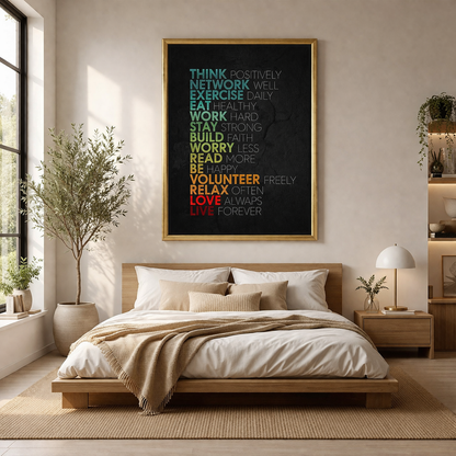 Motivational Quote Canvas Wall Art