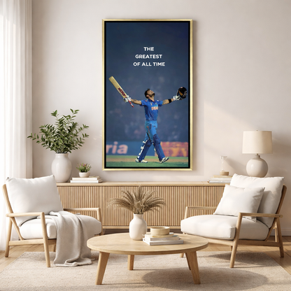 Virat Kohli Canvas Wall Art for Stylish Sports Home Décor