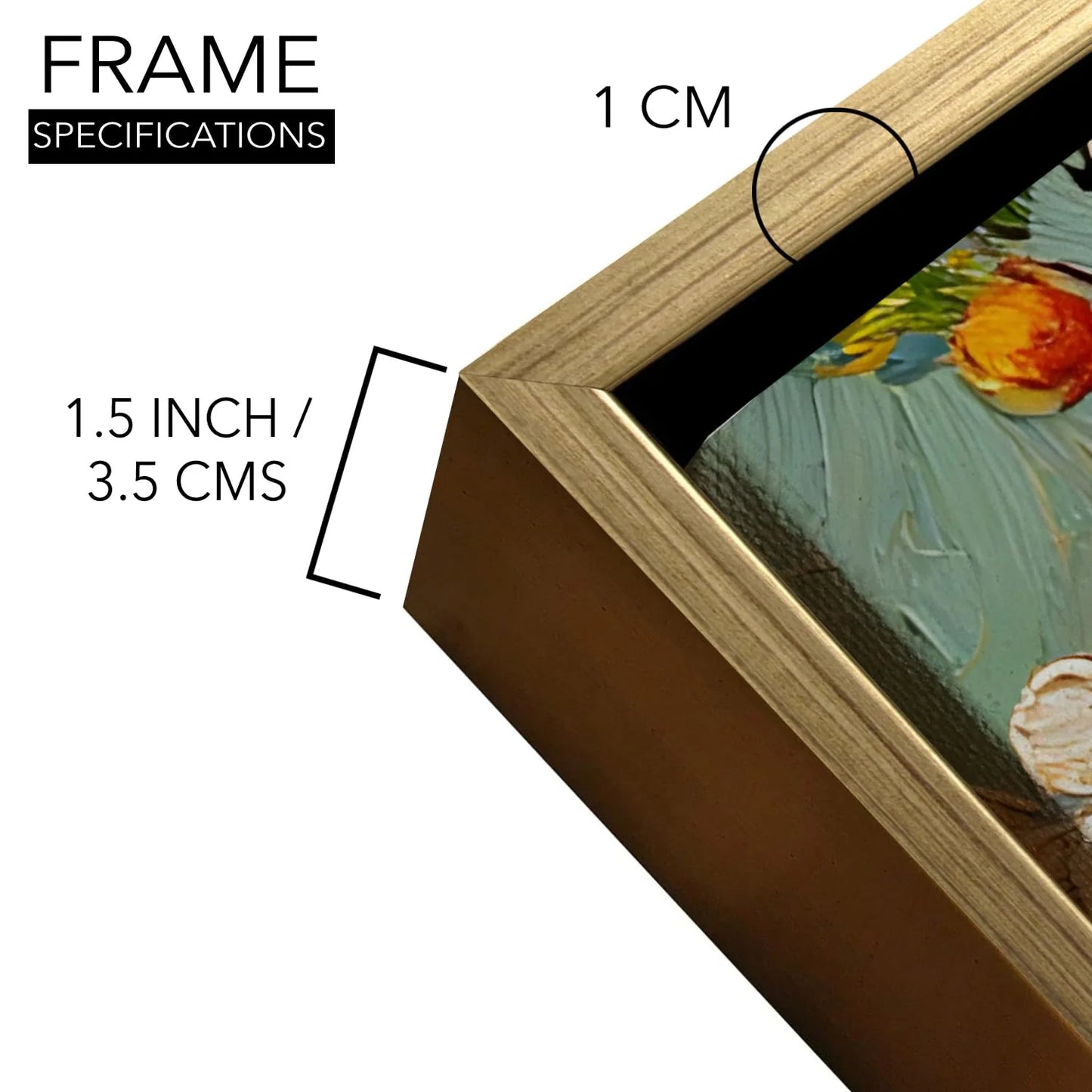 Vintage Floral Canvas Wall Painting 