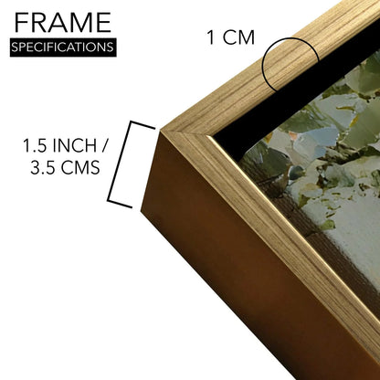 Vintage Garden Canvas Wall Painting For Hotel 