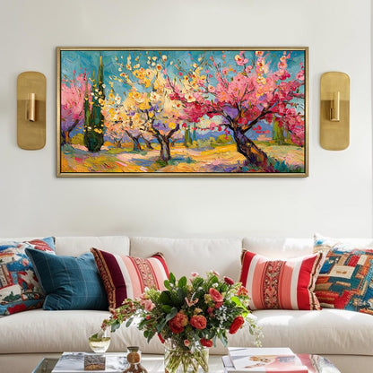 Vintage Forest Canvas Wall Painting For Living Room