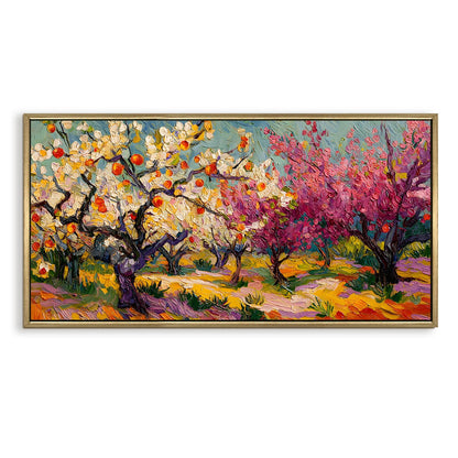 Vintage Floral Canvas Wall Painting 