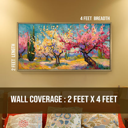 Vintage Forest Canvas Wall Painting For Living Room