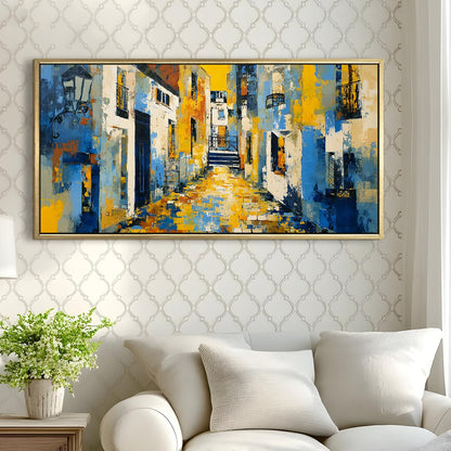 Vintage Modern Alley Canvas Wall Painting