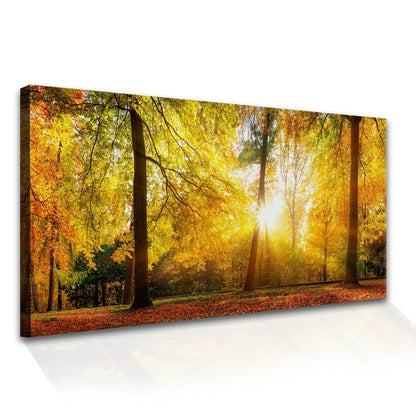 Forest Wildlife Canvas Wall Art For Living Room Decor