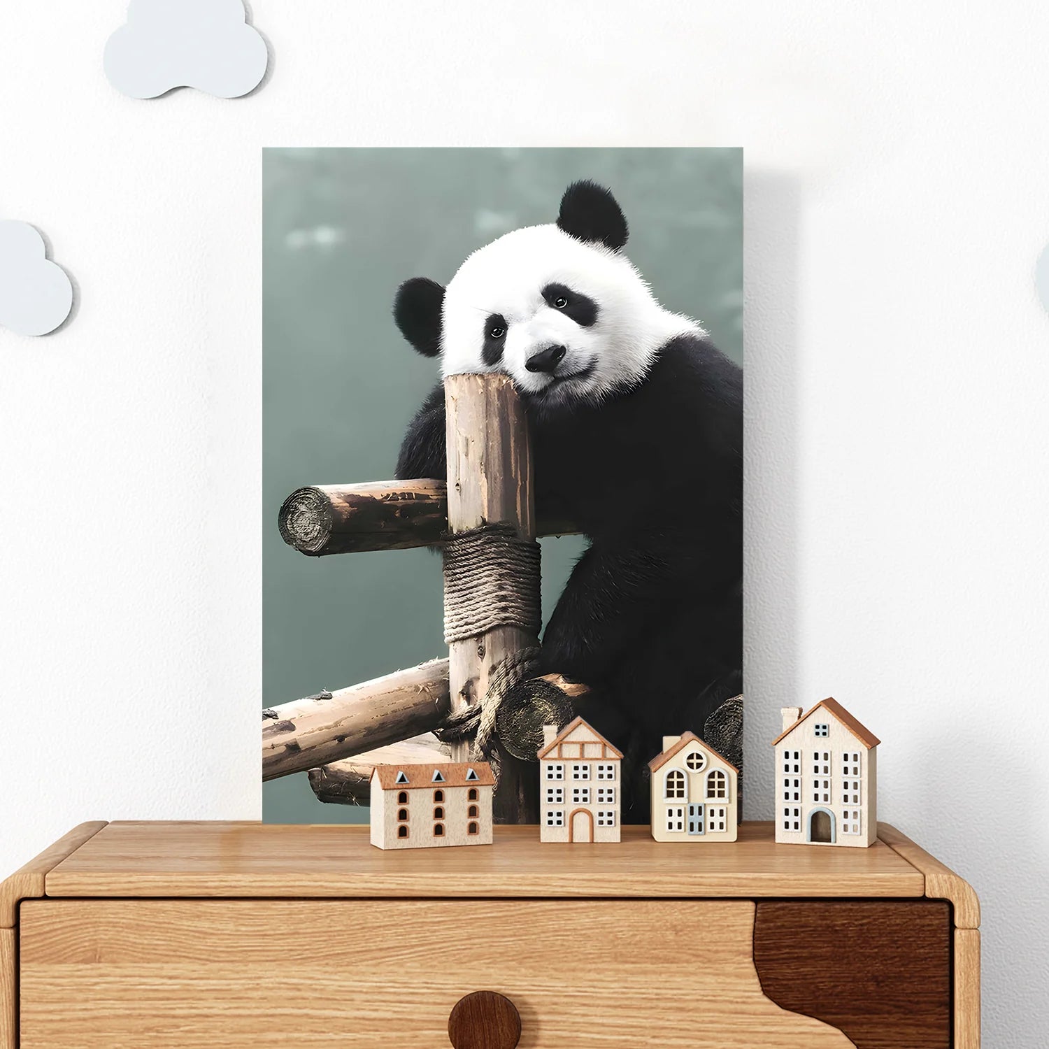 Panda Wildlife Canvas Wall Painting For Home Decor