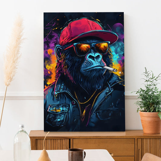 Hustler canvas wall art painting