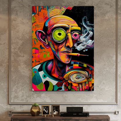 Pop Brainstorm canvas Wall Art Painting