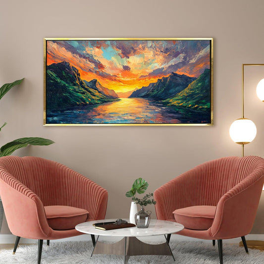 Sunrise Canvas Wall Painting