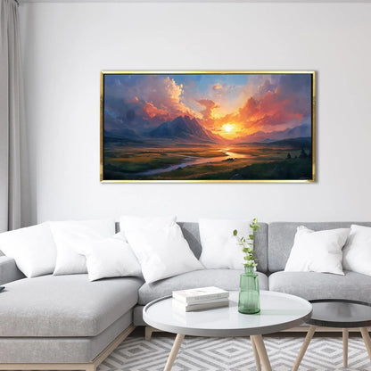Sunrise Canvas Wall Painting