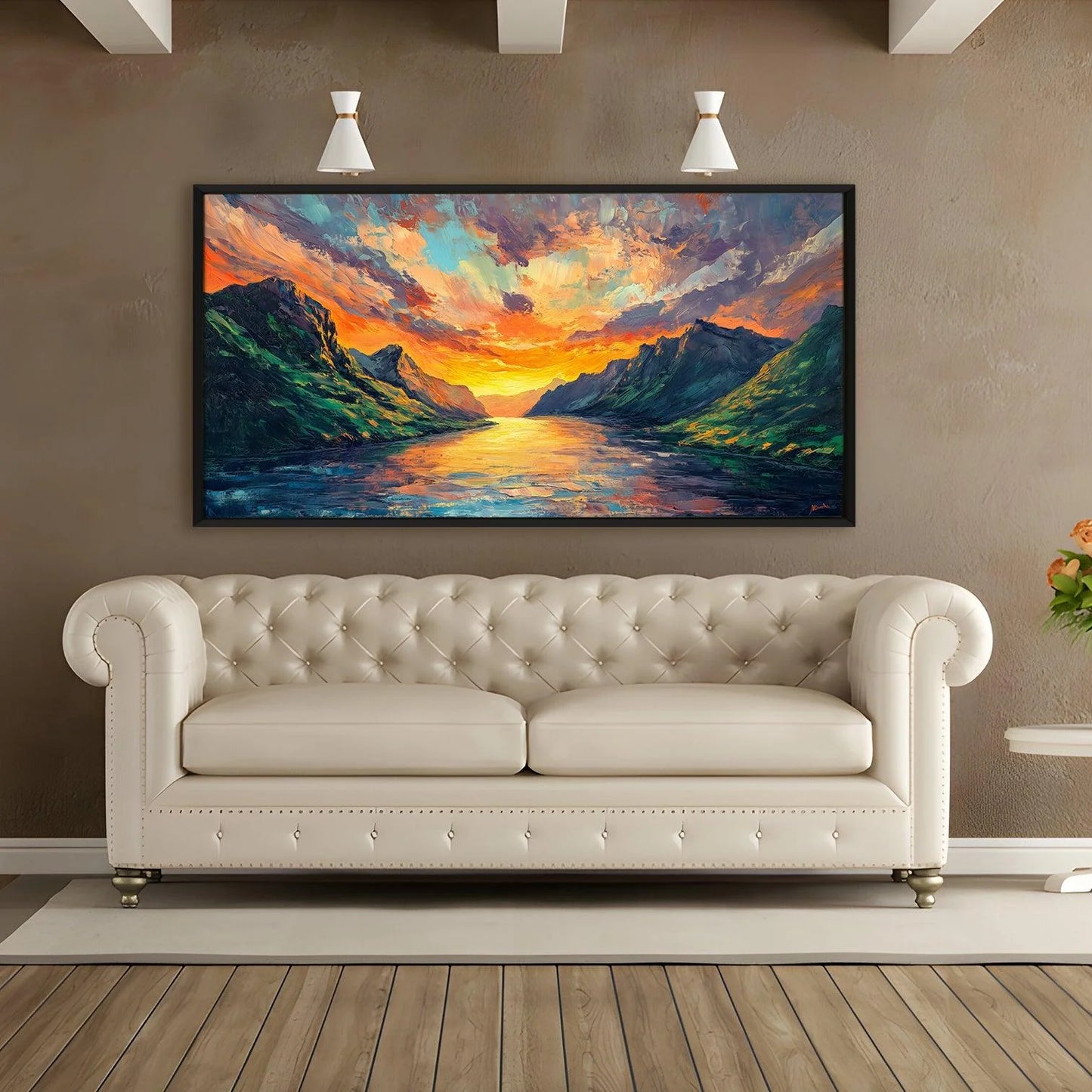 Sunrise Canvas Wall Painting