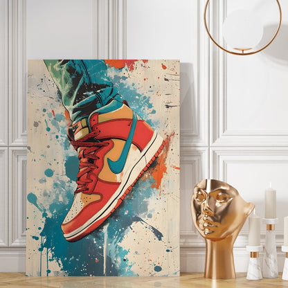 Graffiti Sole canvas Wall Art Painting