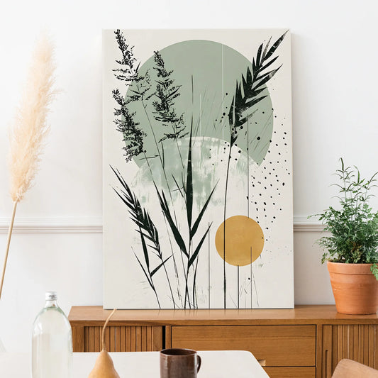 Minimal Canvas Boho Wall Art Painting