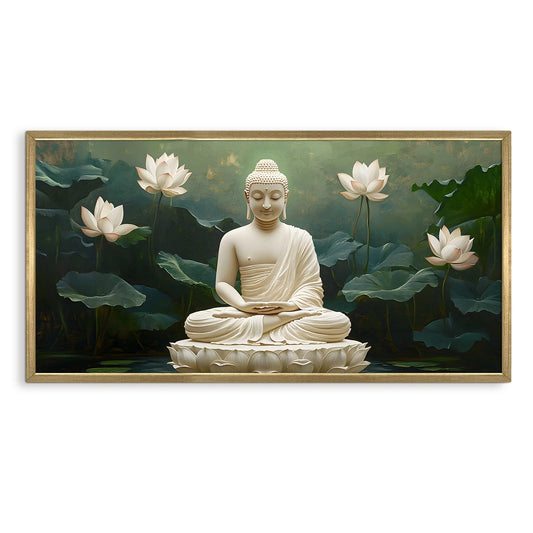 Buddha Canvas Wall Art For Room Decoration