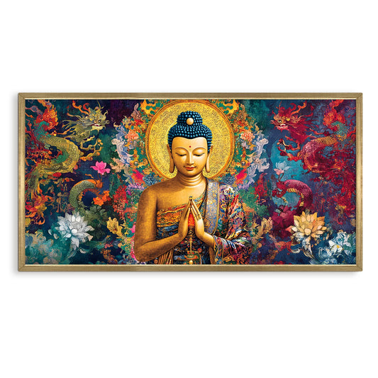 Buddha Wall Canvas Painting For Room Decoration