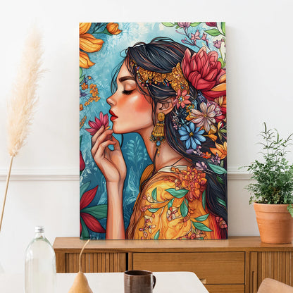 The Blooming Soul Canvas Wall Art Painting