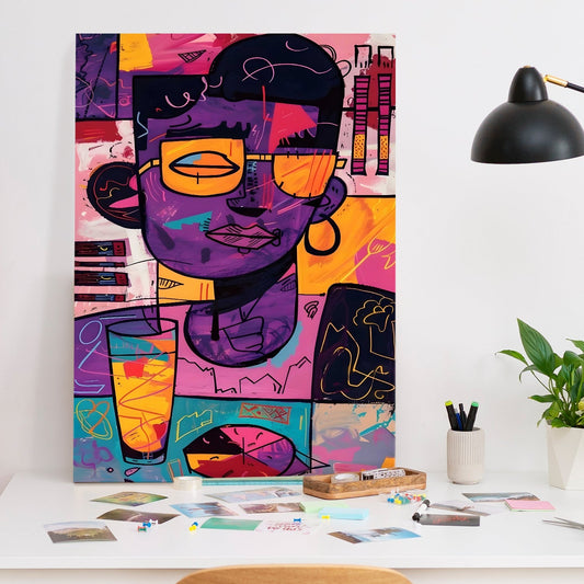 Abstract Persona canvas Wall Art Painting