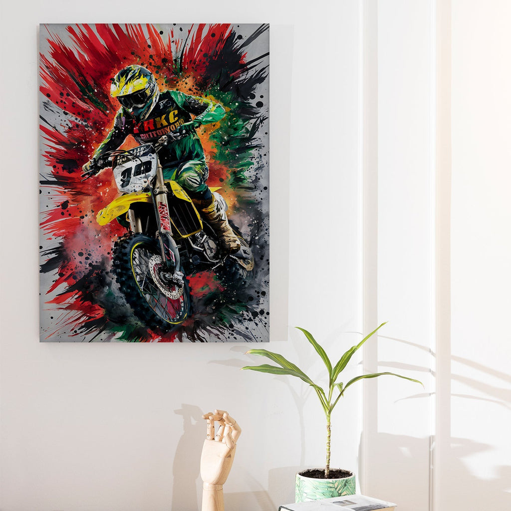 Speed Burst canvas Wall Art Painting