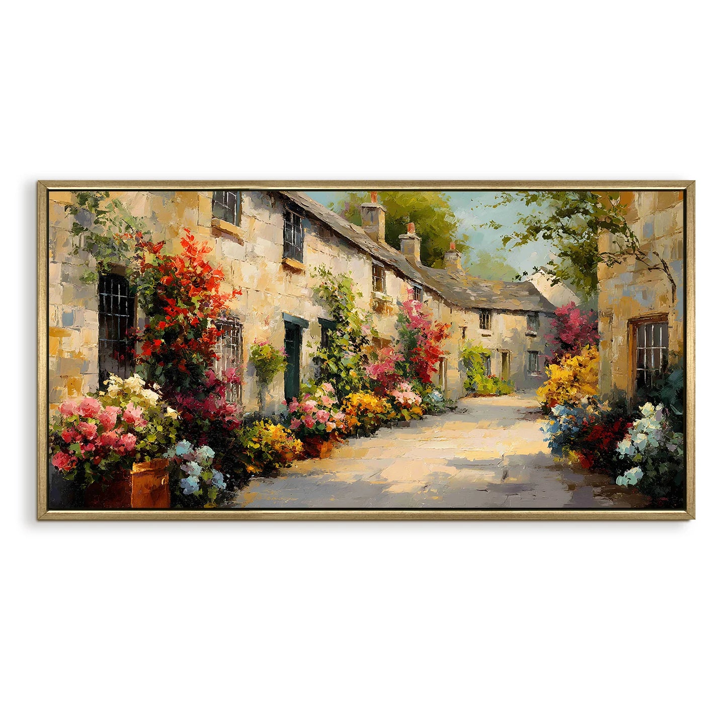 Vintage Forest Canvas Wall Painting For Hotel Room And Restaurant