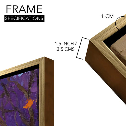 Vintage Street Wall Canvas Painting For Cafe