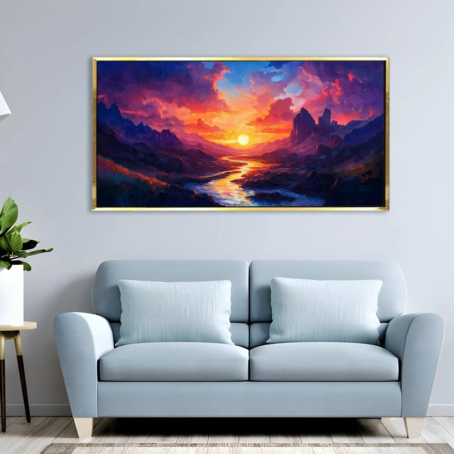 Sunrise Canvas Wall Painting 