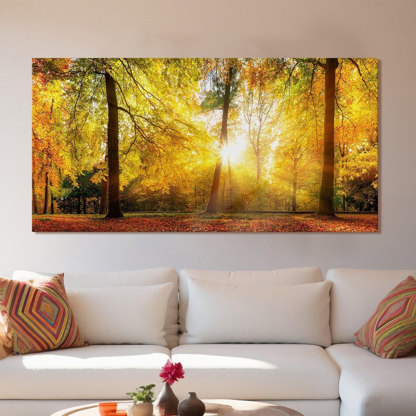 Forest Wildlife Canvas Wall Art For Living Room Decor