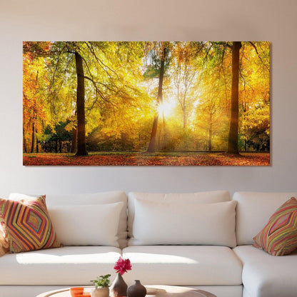 Forest Wildlife Canvas Wall Art For Living Room Decor