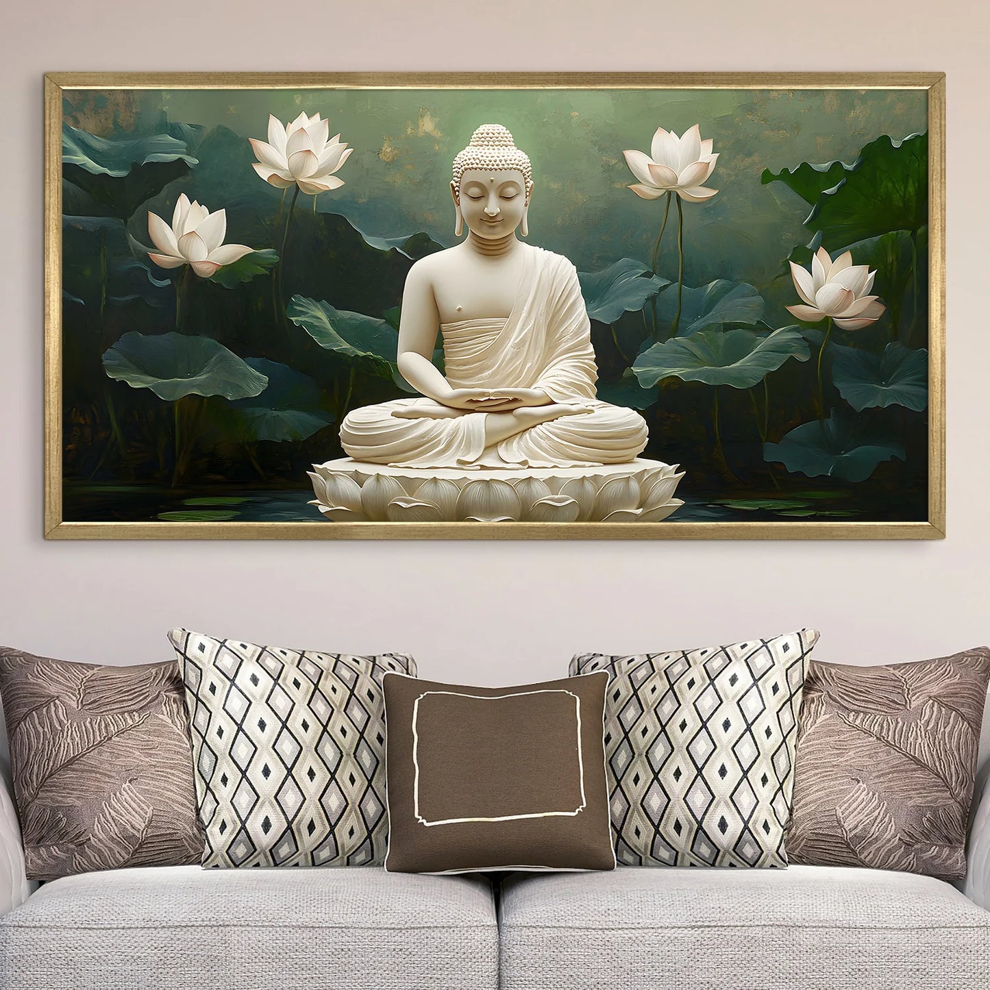 Buddha Canvas Wall Art For Room Decoration