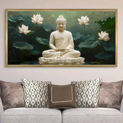 Buddha Canvas Wall Art For Room Decoration