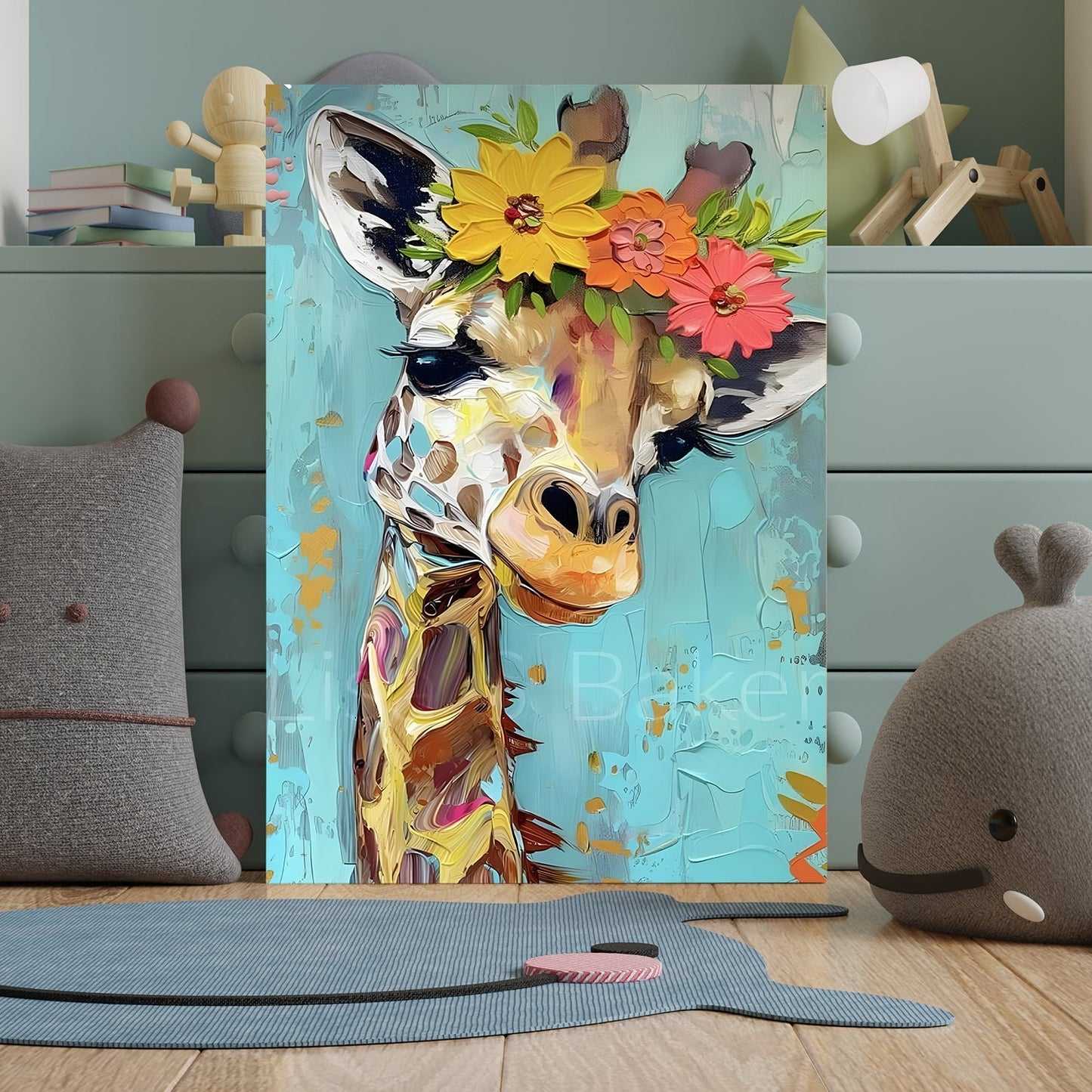 Safari Chic canvas wall art painting